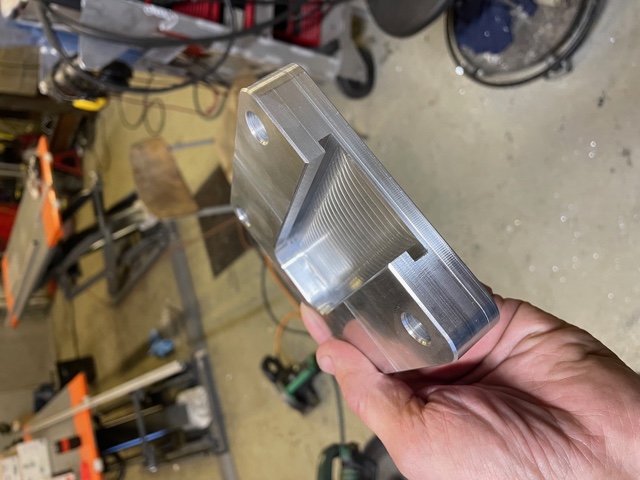 Detaljbilde av maskinering hos Arkimedes AS